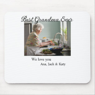 Beste Oma je Foto Collage wir Liebe Sie nennen Mousepad