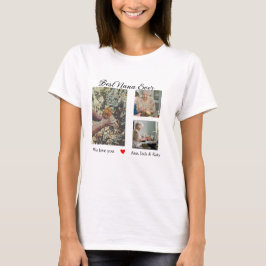 Beste Oma je Foto Collage wir Liebe Sie nennen T-Shirt