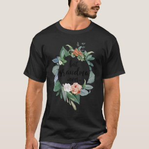 Beste Oma je Frauen Blumendekoration Oma T-Shirt