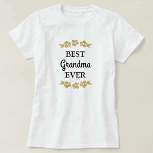 Beste Oma-je-Gold-Blume T-Shirt