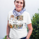 Beste Oma je - Grandchildren FotoCollage T-Shirt<br><div class="desc">Feiern Sie die "Beste Oma je" mit diesem personalisierten Grandkinder Foto Collage T - Shirt. Dieses nachdenkliche Geschenk besticht durch eine wunderschön arrangierte Collage mit wertvollen Fotos, die besondere Momente einfangen, ergänzt durch eine liebevolle Botschaft. Es ist aus weichem und langlebigem Stoff gefertigt und bietet Komfort und Stil. Das individuelle...</div>