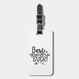 Beste Oma je Granny Großmutter Gepäckanhänger