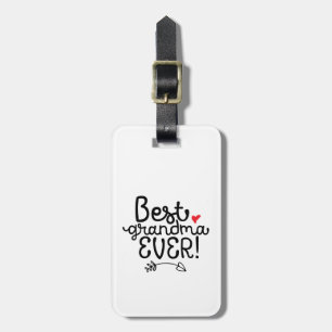 Beste Oma je Granny Großmutter Gepäckanhänger