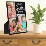 Beste Oma je Großkinder 3 Collage Frame Fotoplatte<br><div class="desc">Best Oma Ever Grandkids 3 Foto Collage Frame Plaque - Einzigartiges Foto Geschenk für Großmutter,  um mit 3 Bildern von Enkelkindern zu personalisieren.</div>