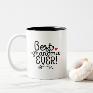Beste Oma je Großmutter Zweifarbige Tasse