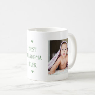 Beste Oma je grün Moderne zwei Fotos Kaffeetasse
