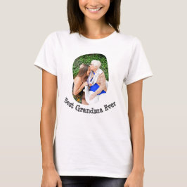 Beste Oma je Hochladen Ihres Fotos T-Shirt