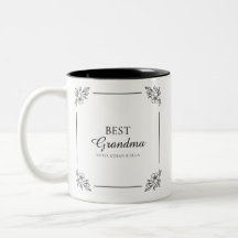 Beste Oma je | Moderner Dainty-Floral-Keepake