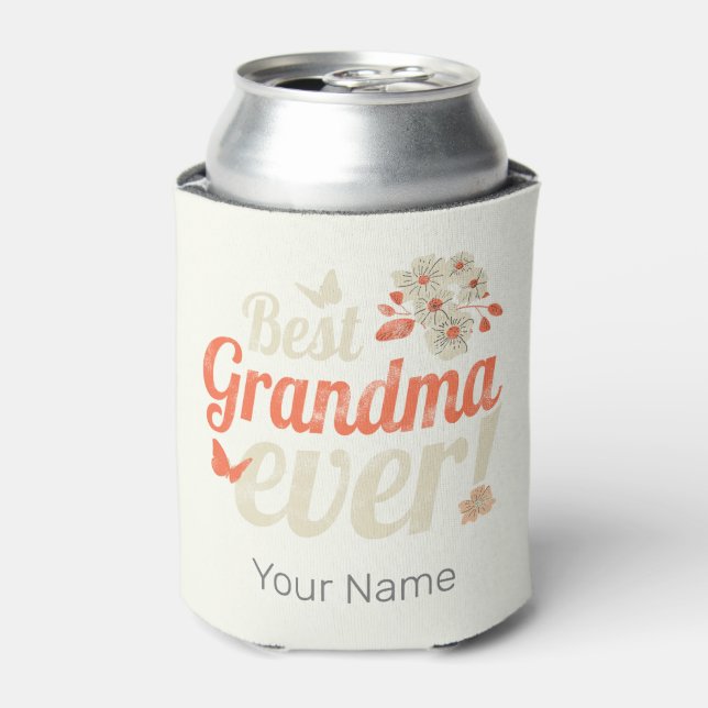 Beste Oma je Oma Vintag Großmutter Dosenkühler (Kanne Vorderseite)