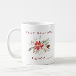 Beste Oma je Poinsettia Blumenweihe Kaffeetasse