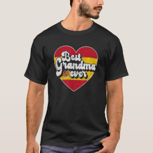 Beste Oma je Spanien Flagge Spanisches Oma T-Shirt