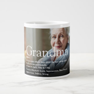 Beste Oma Nan Foto Spaß Definition Jumbo-Tasse