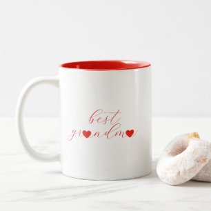 Beste Oma, Oma-Geschenk, Modern  Zweifarbige Tasse