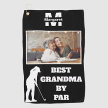 Beste Oma par Golf mit individuellem Foto