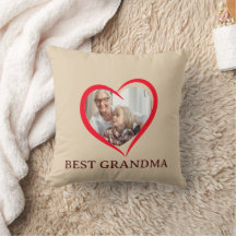Beste Oma personalisierte Wurfkissen-Geschenk