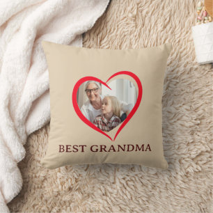 Beste Oma personalisierte Wurfkissen-Geschenk Kissen
