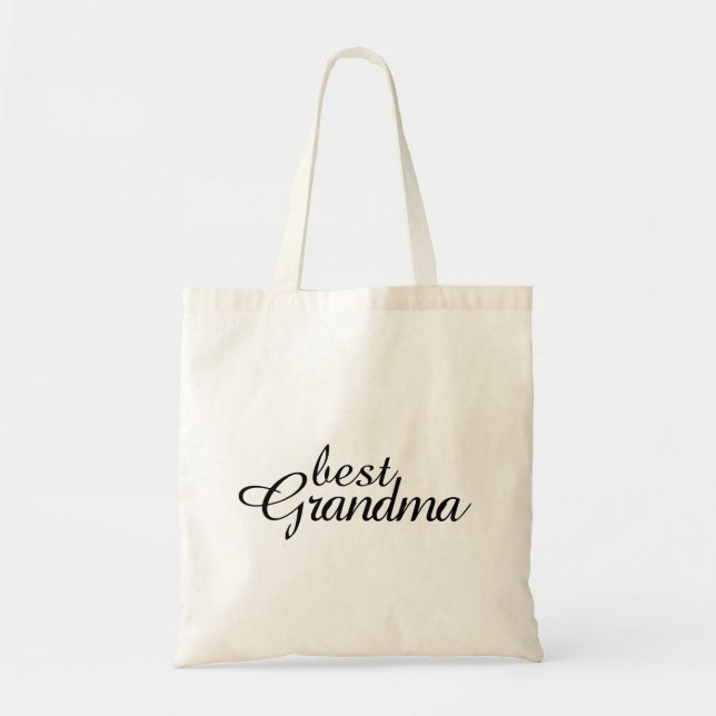 Beste Oma Tote Tasche, Großmutter Einkaufstasche (Vorne)