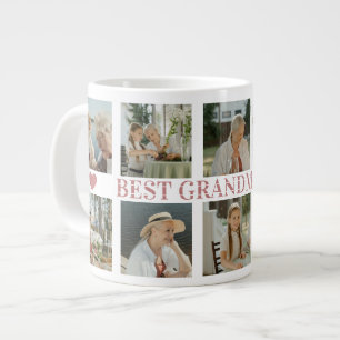 Beste Oma überhaupt Foto-Collage – Geschenk mit He Jumbo-Tasse