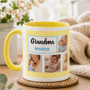 Beste Oma überhaupt Foto-Collage   Großeltern Tasse