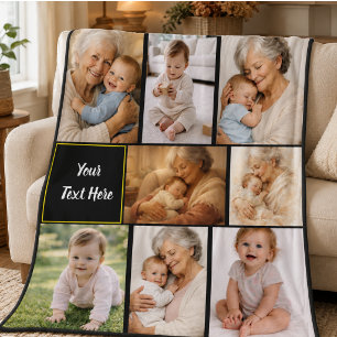 Beste Oma überhaupt Foto Personalisierte Großelt Fleecedecke
