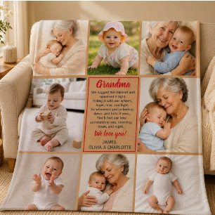 Beste Oma überhaupt Foto Personalisierte Großelt Fleecedecke
