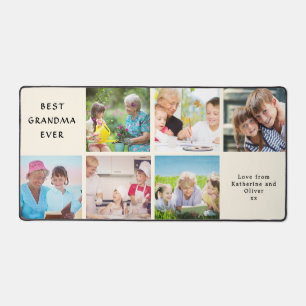 Beste Oma überhaupt individuelle Fotocollage Schreibtischunterlage