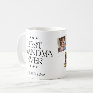 Beste Oma überhaupt Moderne Snapshot-Optik 4 Fotos Kaffeetasse
