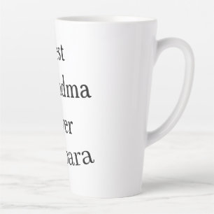 Beste Oma überhaupt Name Datum einfach Muttertag m Milchtasse