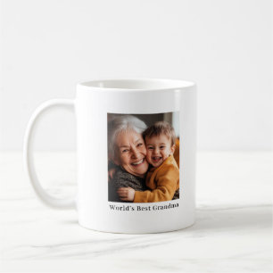 Beste Oma überhaupt Personalisiertes Vollfoto-Desi Kaffeetasse