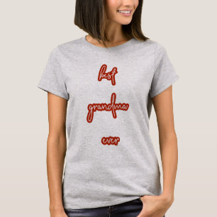 Beste Oma überhaupt Schrift T-Shirt