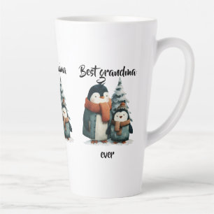 Beste Oma überhaupt Winterpinguine Milchtasse