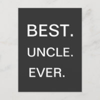 Beste Onkel je Postkarte
