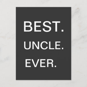 Beste Onkel je Postkarte