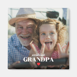 Beste Opa der Welt Foto-Geschenk für Opa Magnet