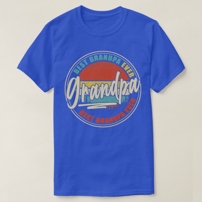 Beste Opa Ever Funny Papa Vater Geschenke T-Shirt (Design vorne)