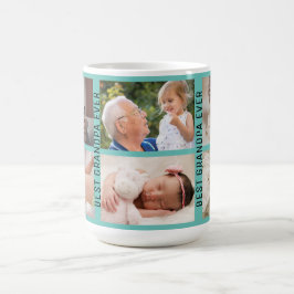 Beste Opa je 6 Foto kundenspezifische Collage Kaffeetasse