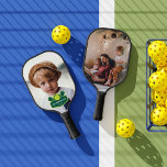 Beste Opa je | Benutzerdefiniertes 2 Foto Pickleball Schläger<br><div class="desc">Mit einem lustigen Pickleball Logo "Best Opa Ever" mit einem Spot für Ihre Namen. Ein volles Foto vorne und ein weiteres Foto hinten. Fügen Sie so viele Fotos hinzu, wie Sie möchten! Ob Geburtstag, Vatertag, Weihnachten oder ein anderer besondere Anlass, Überraschungsvater mit einem Geschenk, das perfekt zu seinem einzigartigen Stil...</div>