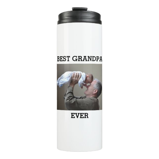 Beste Opa je benutzerdefiniertes Foto Erstellen Si Thermosbecher (Vorderseite)