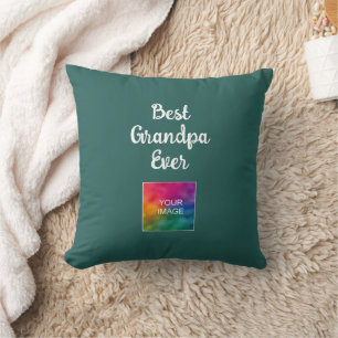 Beste Opa je elegante handgeschriebene Vorlage Kissen