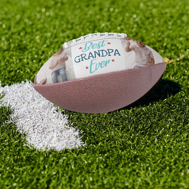 Beste Opa je | FotoCollage mit Handschrift Football (Von Creator hochgeladen)