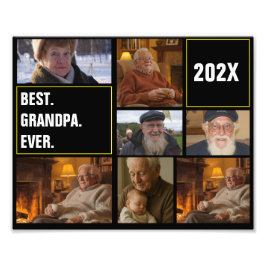 Beste Opa je FotoCollage und benutzerdefinierter T Fotodruck