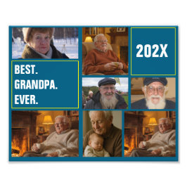 Beste Opa je FotoCollage und benutzerdefinierter T Fotodruck