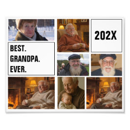 Beste Opa je FotoCollage und benutzerdefinierter T Fotodruck