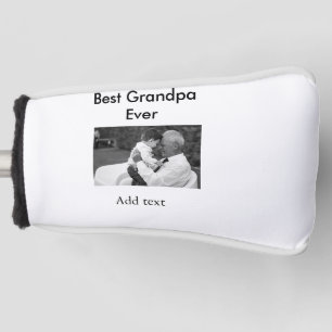 Beste Opa je fügen Fotoname klassisch elegant Golf Headcover