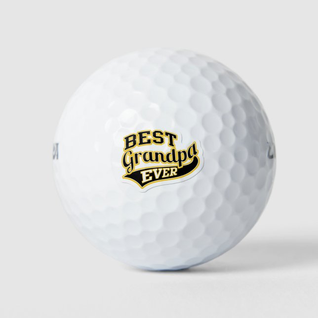 Beste Opa je Golfball (Vorderseite)