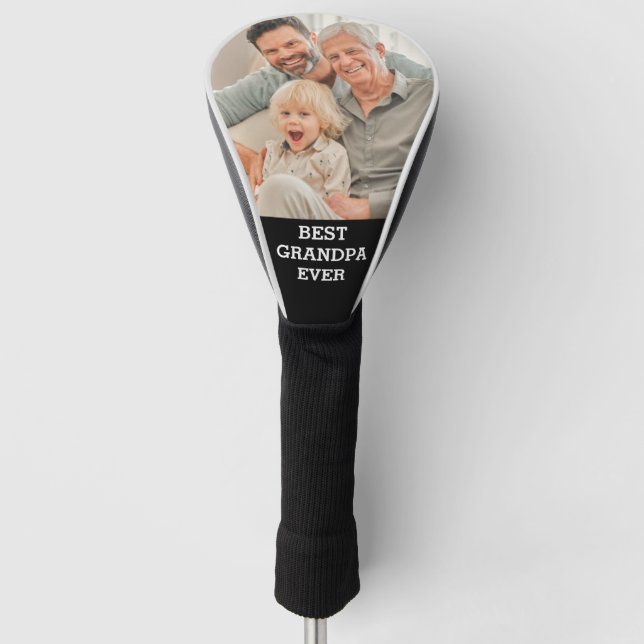 Beste Opa je Golfer Foto Golf Headcover (Vorderseite)