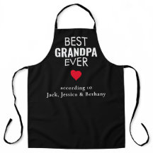 Beste Opa je Herzname Weiß Schwarz