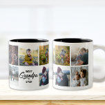 Beste Opa je kundenspezifische Foto-Tasse Zweifarbige Tasse<br><div class="desc">Passen Sie diese Tasse an und geben Sie sie als Geschenk! 15 oz-Version —> https://www.zazzle.com/best_grandpa_ever_custom_photo_mug-168243806887719555</div>
