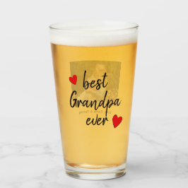 Beste Opa je Niedliches Foto kundenspezifisch Glas