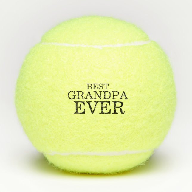 Beste Opa je Tennisbälle (Vorderseite)
